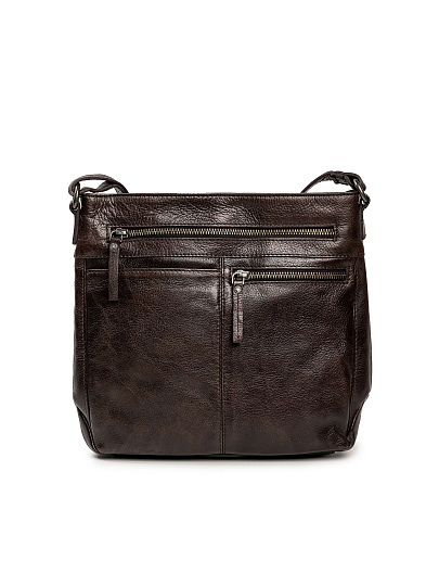 Сумка через плечо Dr.Koffer из натуральной кожи коричневая
