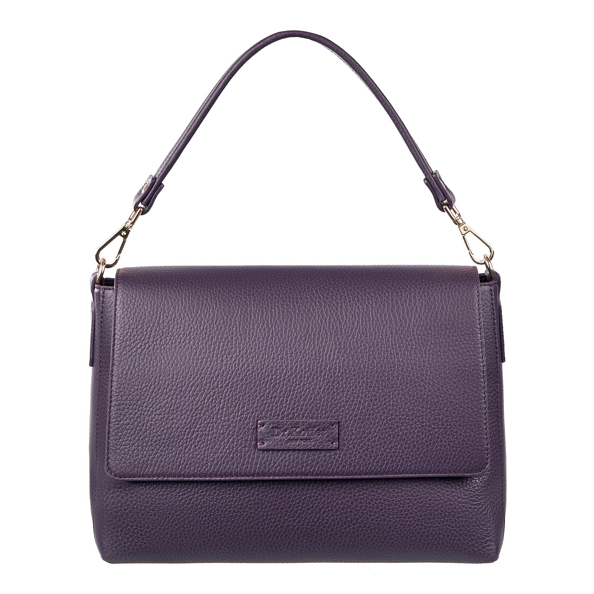 Женская сумка  Dr. Koffer из натуральной кожи фиолетовая