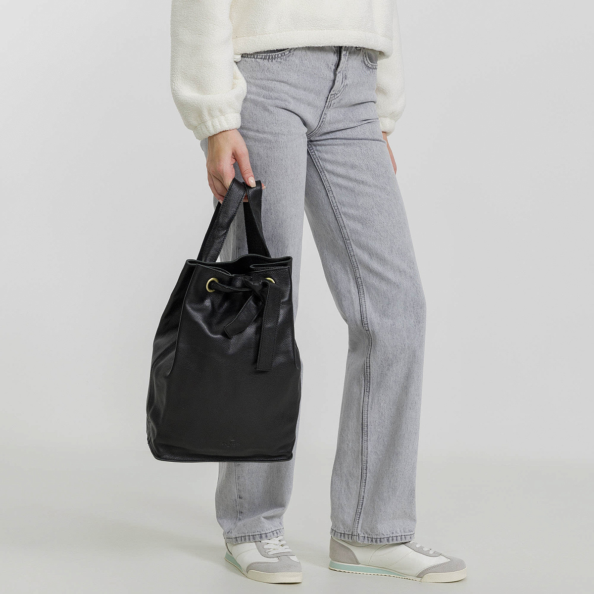 Рюкзак Dr.Koffer из натуральной кожи черный