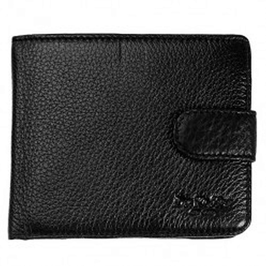 Портмоне Dr.Koffer из натуральной кожи черное