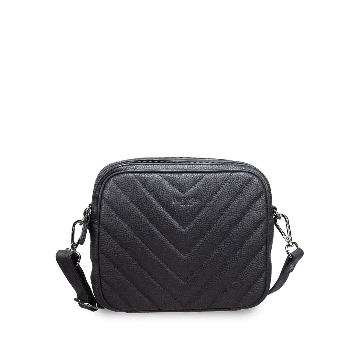 Женская сумка Dr.Koffer из натуральной кожи чёрная