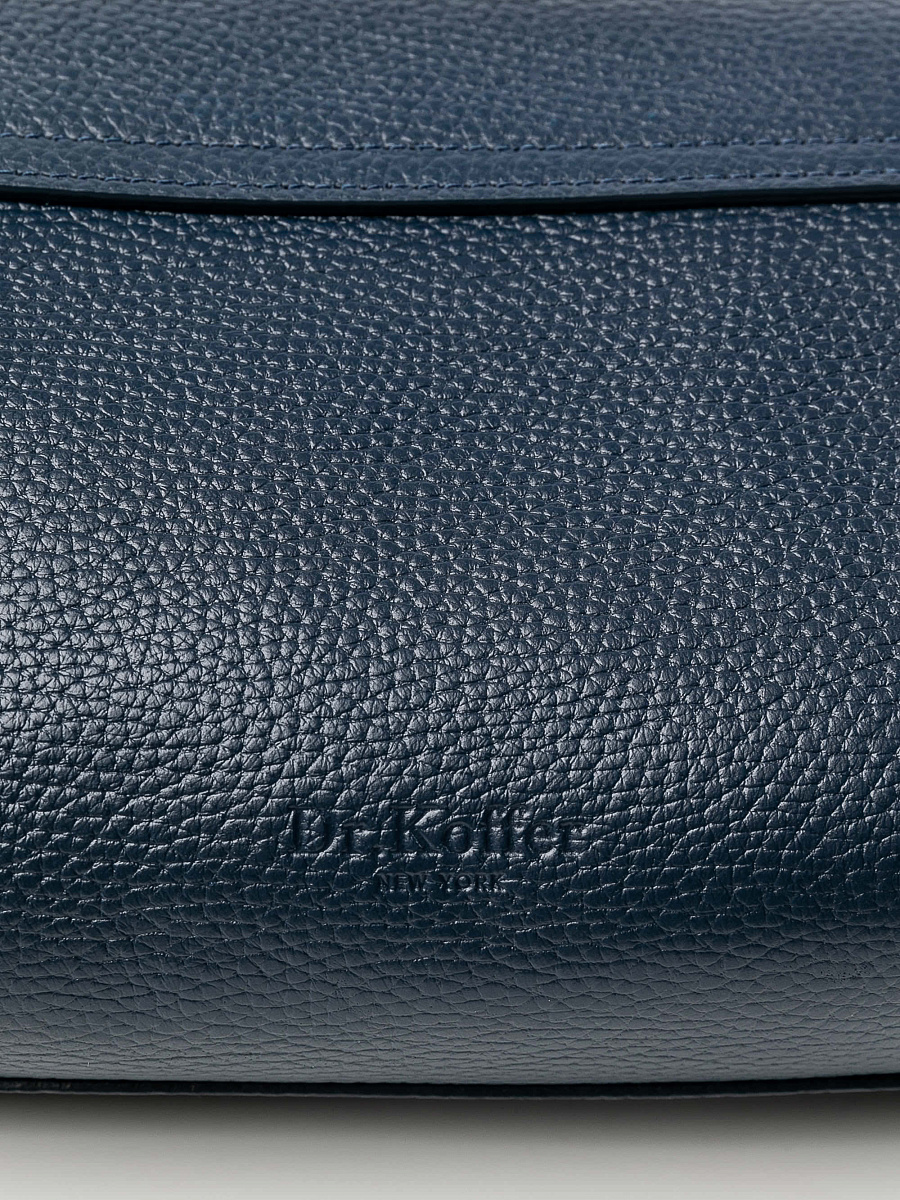 Женская сумка Dr.Koffer из натуральной кожи синяя