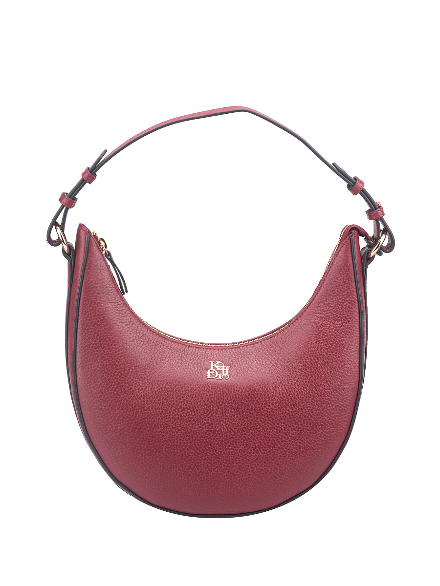 Женская сумка Dr. Koffer из натуральной кожи бордовая