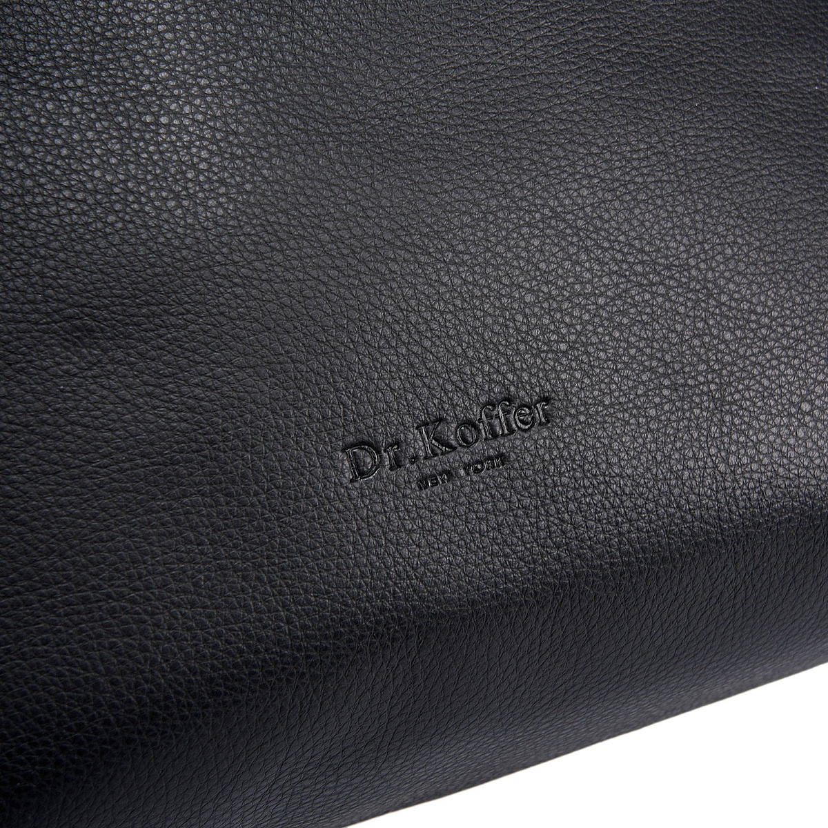 Женская сумка Dr.Koffer из натуральной кожи чёрная