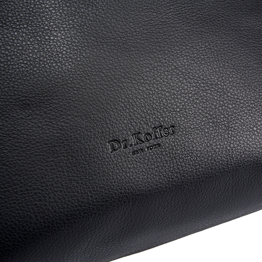 Женская сумка Dr.Koffer из натуральной кожи чёрная