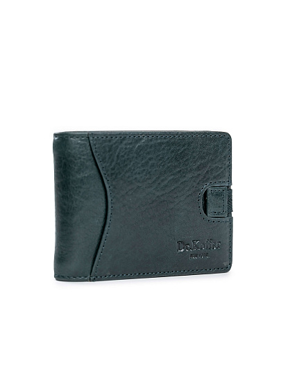 Зажим для денег Dr.Koffer из натуральной кожи синий