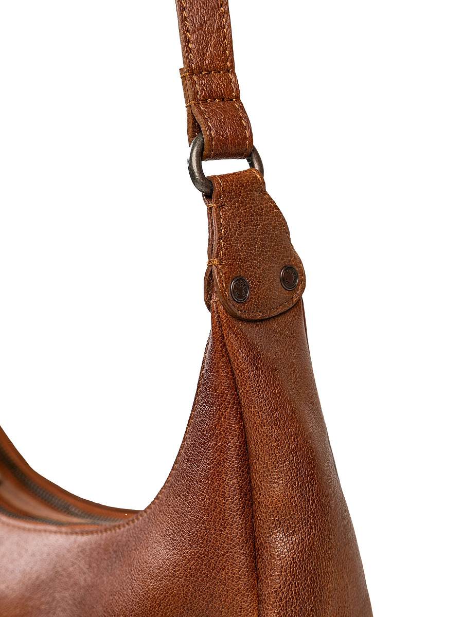 Женская сумка Dr.Koffer из натуральной кожи коричневая