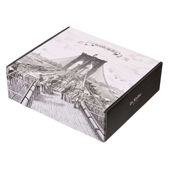 Женская сумка Dr. Koffer из натуральной кожи черная