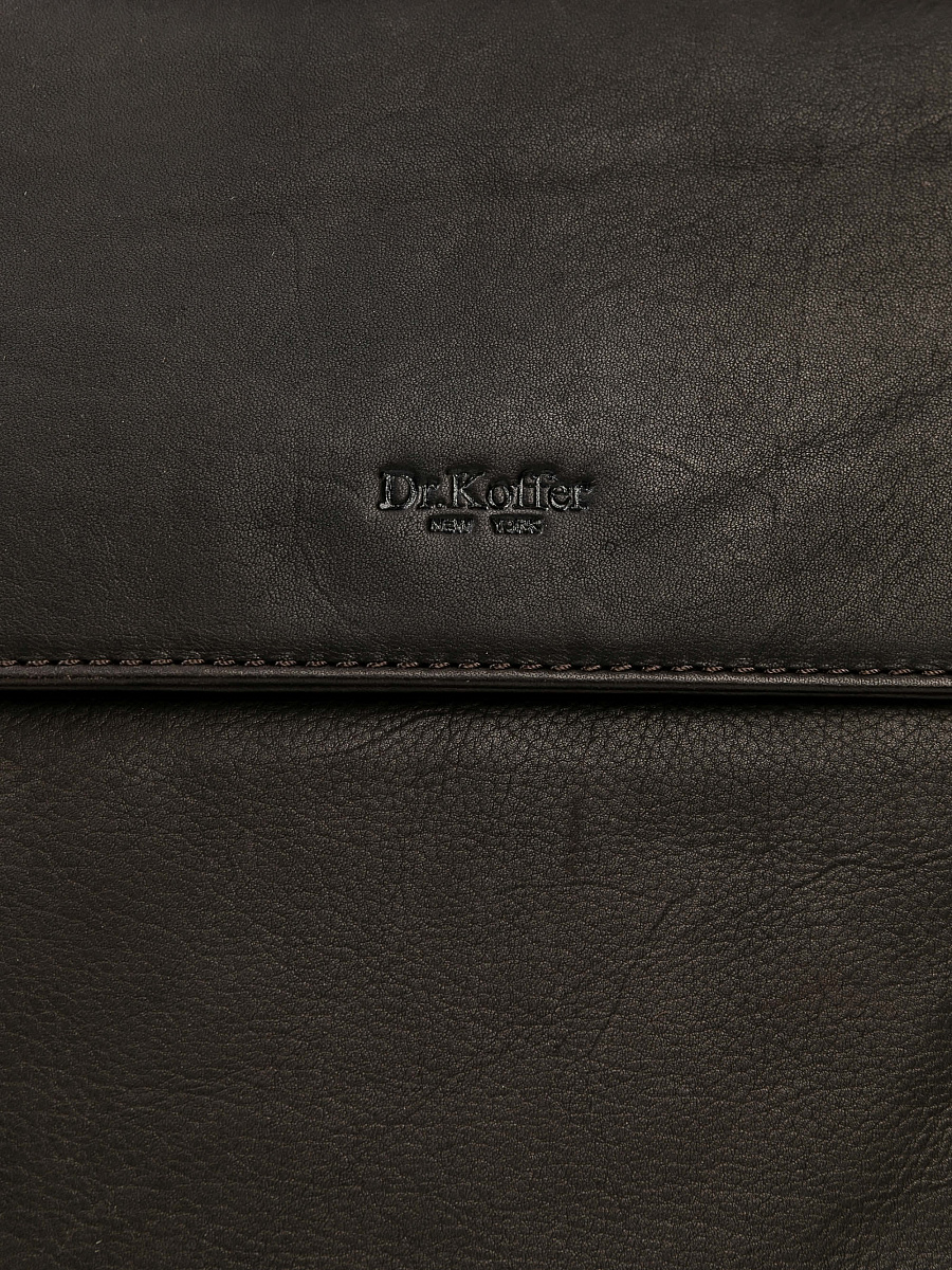 Портфель Dr.Koffer из натуральной кожи коричневый