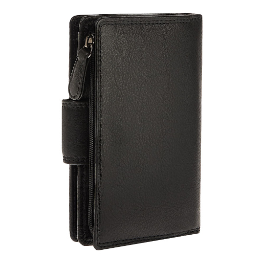 Портмоне Dr.Koffer из натуральной кожи черное