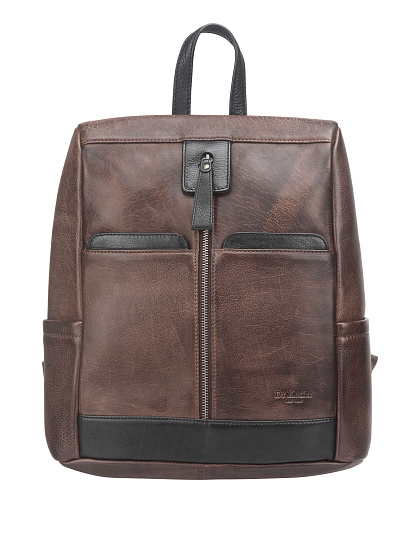 Рюкзак Dr. Koffer из натуральной кожи коричневый