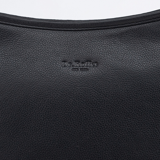 Женская сумка Dr.Koffer из натуральной кожи чёрная