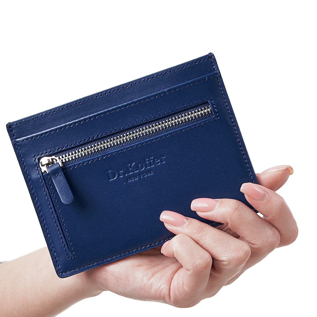 Кошелек Dr.Koffer из натуральной кожи синий