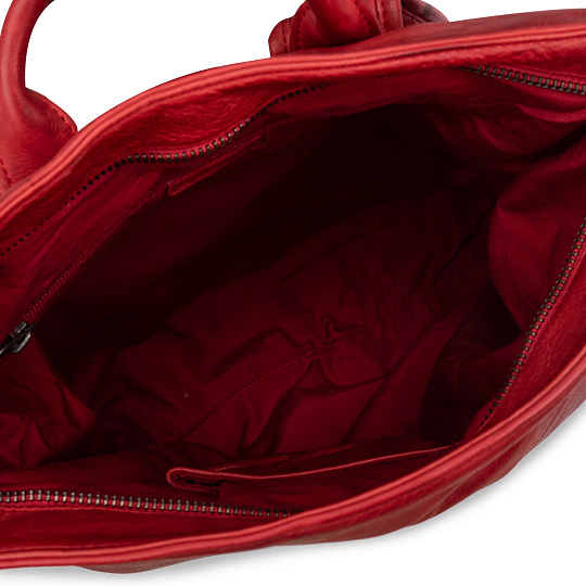 Рюкзак Dr.Koffer из натуральной кожи красный