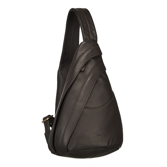 Рюкзак Dr.Koffer из натуральной кожи темно-коричневый