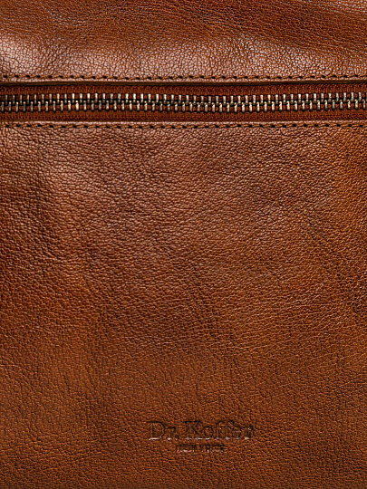 Женская сумка Dr.Koffer из натуральной кожи коричневая