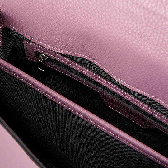 Женская сумка Dr. Koffer из натуральной кожи розовая