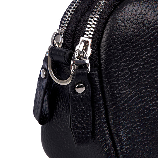 Женская сумка Dr. Koffer из натуральной кожи черная