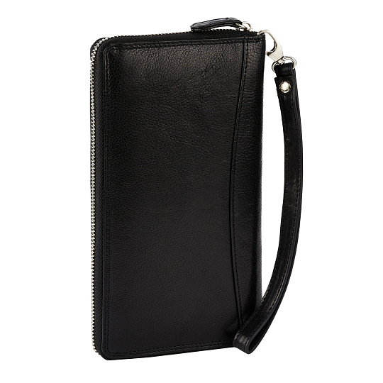 Портмоне Dr.Koffer из натуральной кожи черное