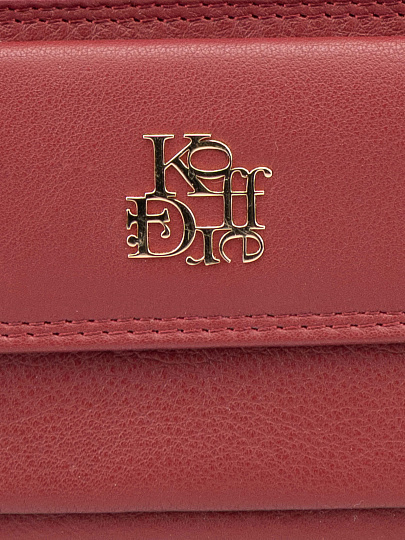 Ключница Dr.Koffer из натуральной кожи бордовая