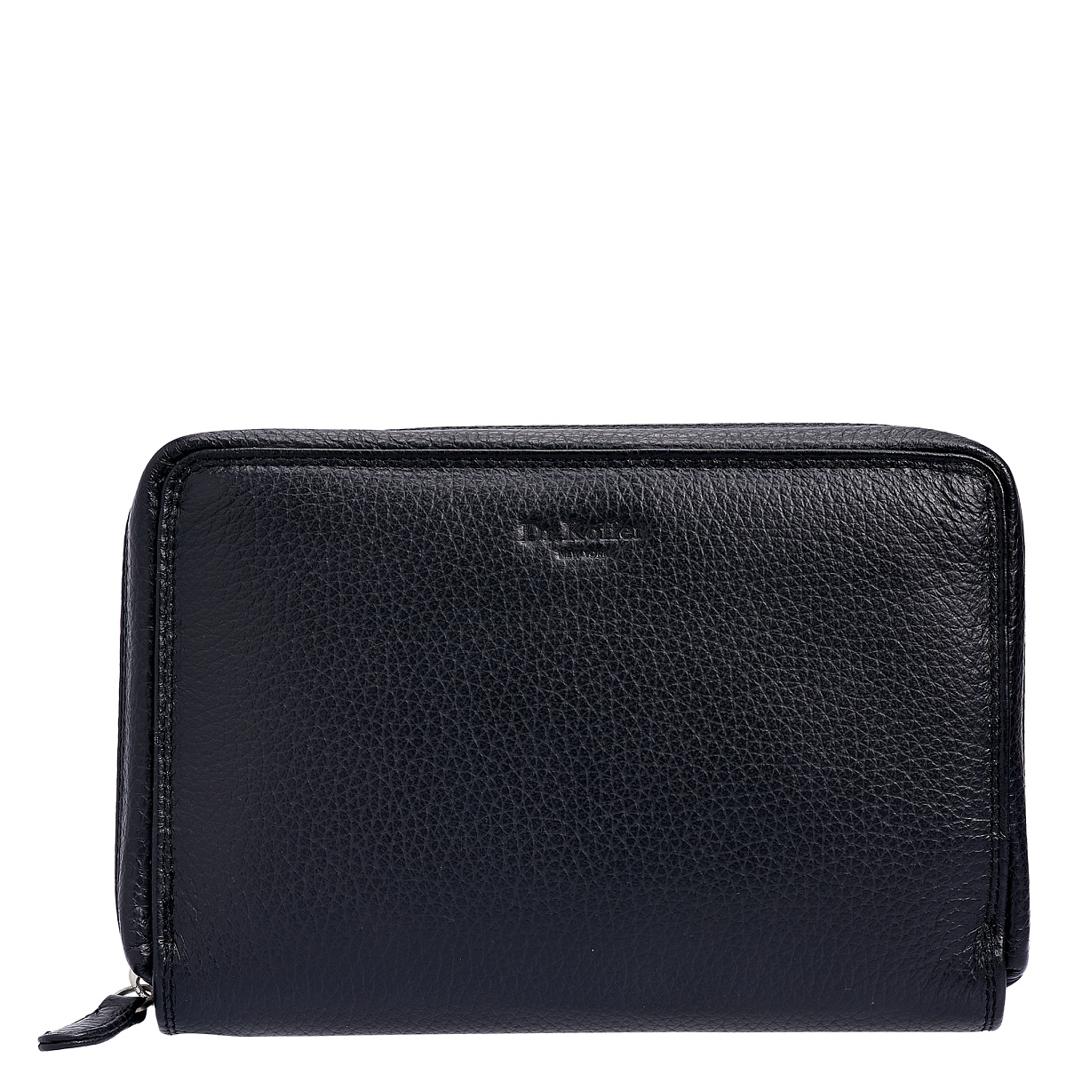 Сумка барсетка из натуральной кожи Dr. Koffer черная