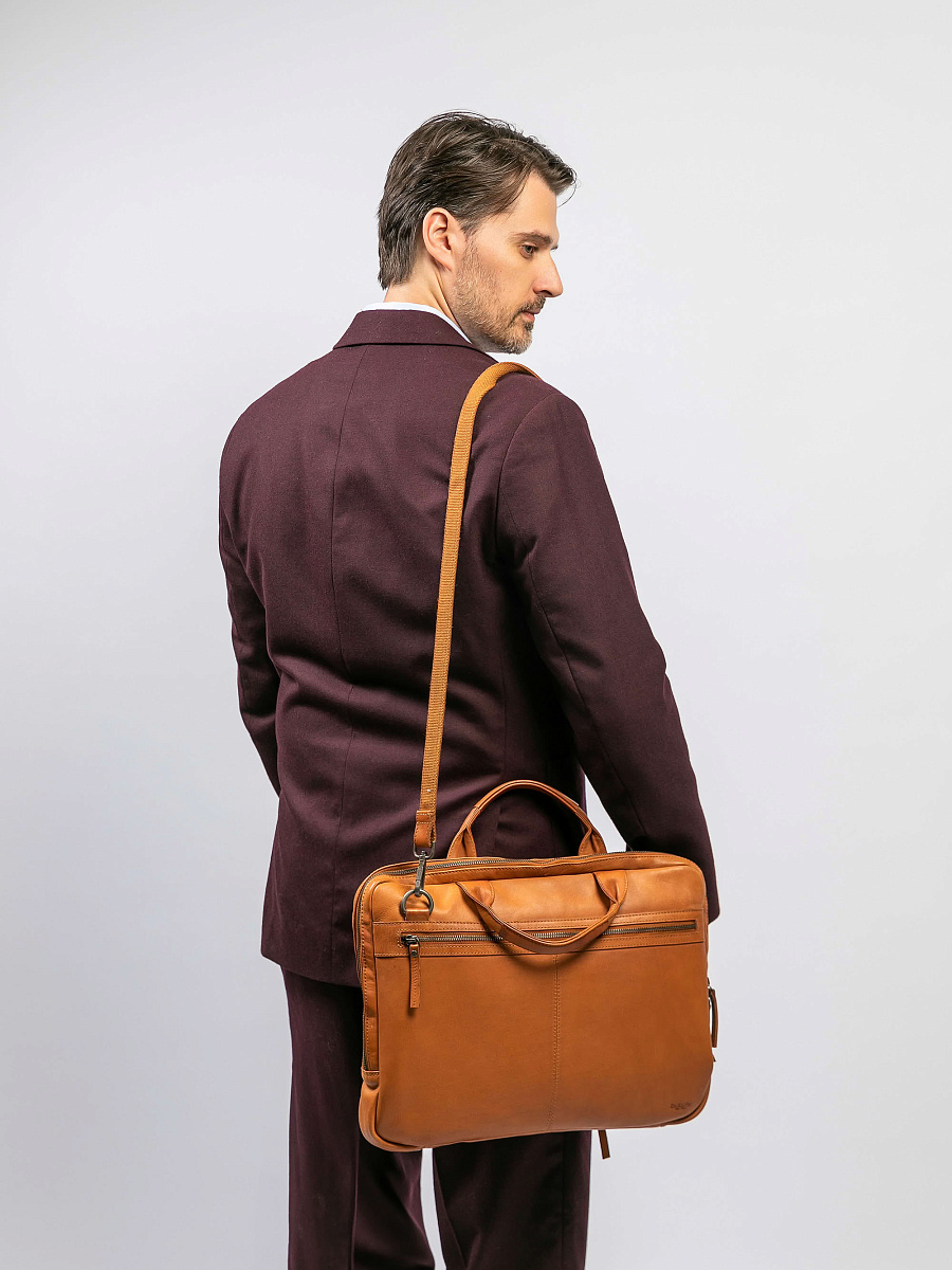 Сумка для документов Dr.Koffer из натуральной кожи