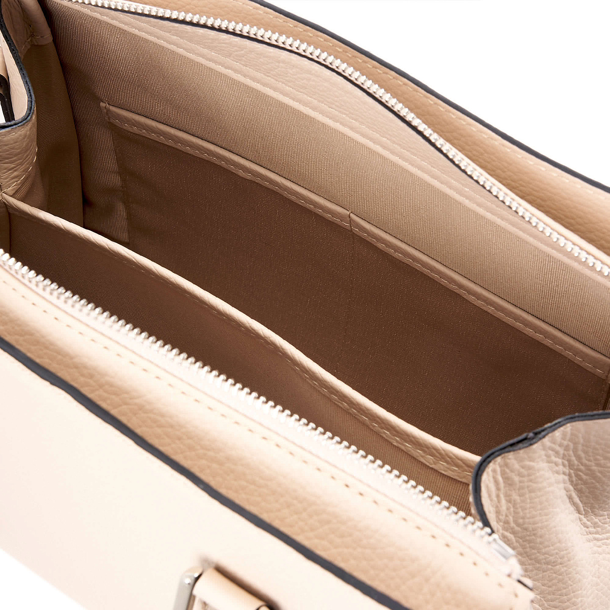 Женская сумка Dr. Koffer из натуральной кожи бежевая