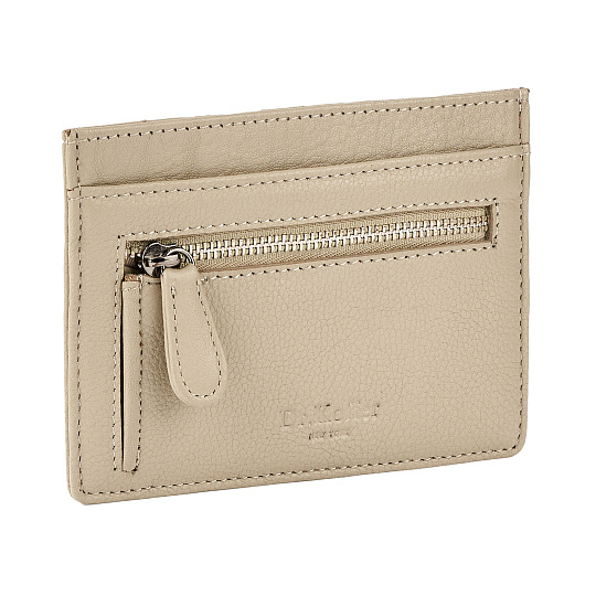 Кредитница Dr.Koffer из натуральной кожи бежевая