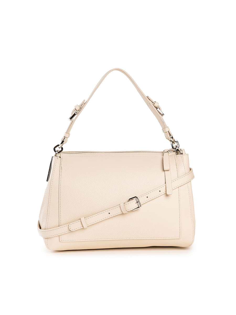 Женская сумка Dr. Koffer из натуральной кожи белая