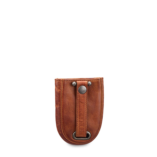 Ключница Dr.Koffer из натуральной кожи светло-коричневая