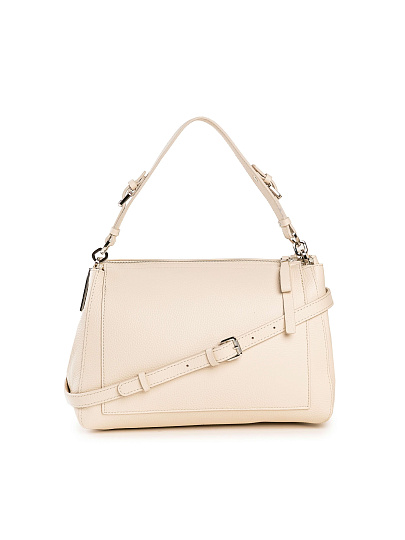 Женская сумка Dr. Koffer из натуральной кожи белая