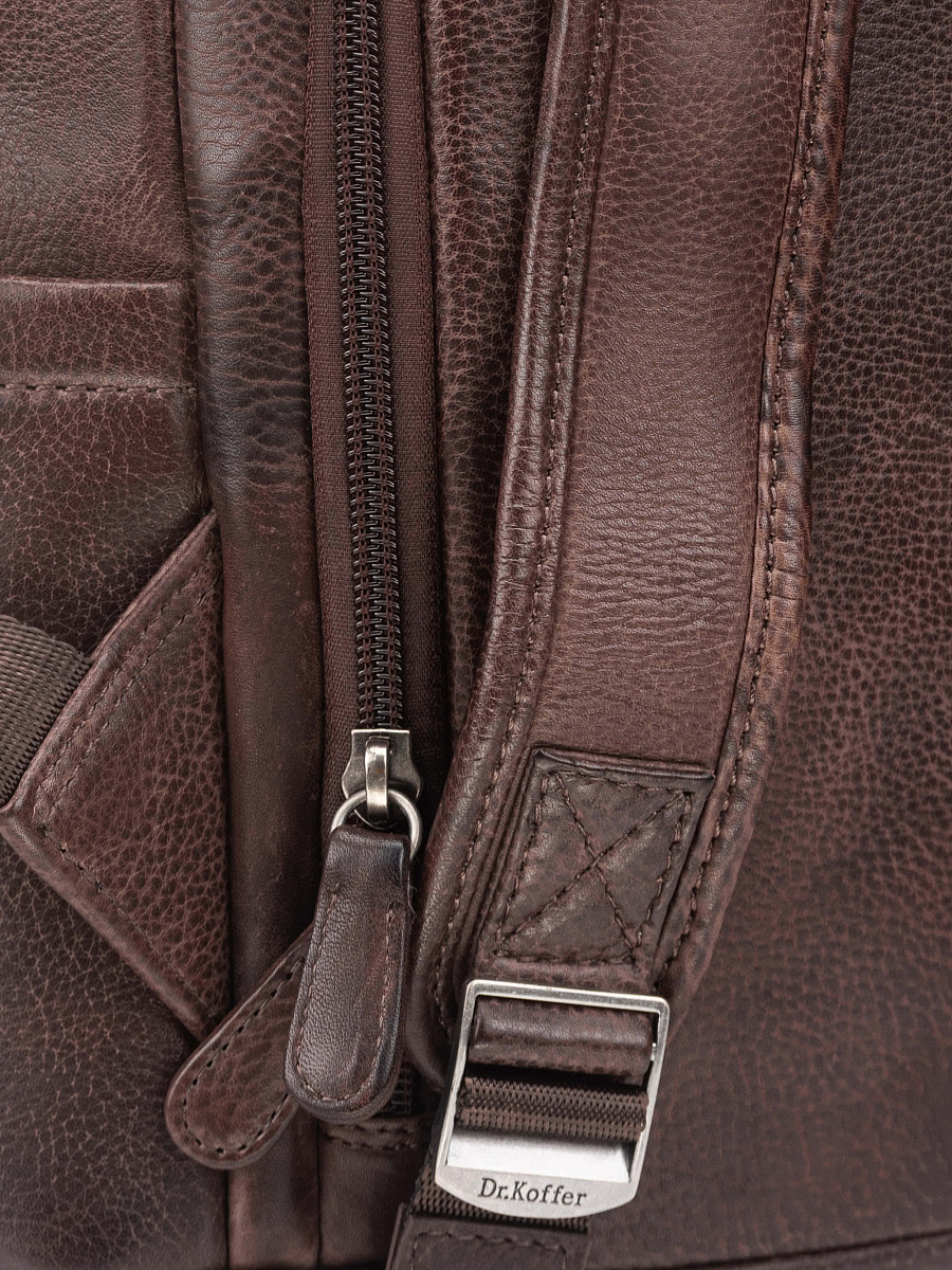 Рюкзак Dr. Koffer из натуральной кожи коричневый