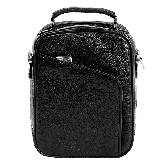 Небольшая мужская сумка с тиснением под кожу и съемным плечевым ремнем Dr.Koffer M402263-02-04