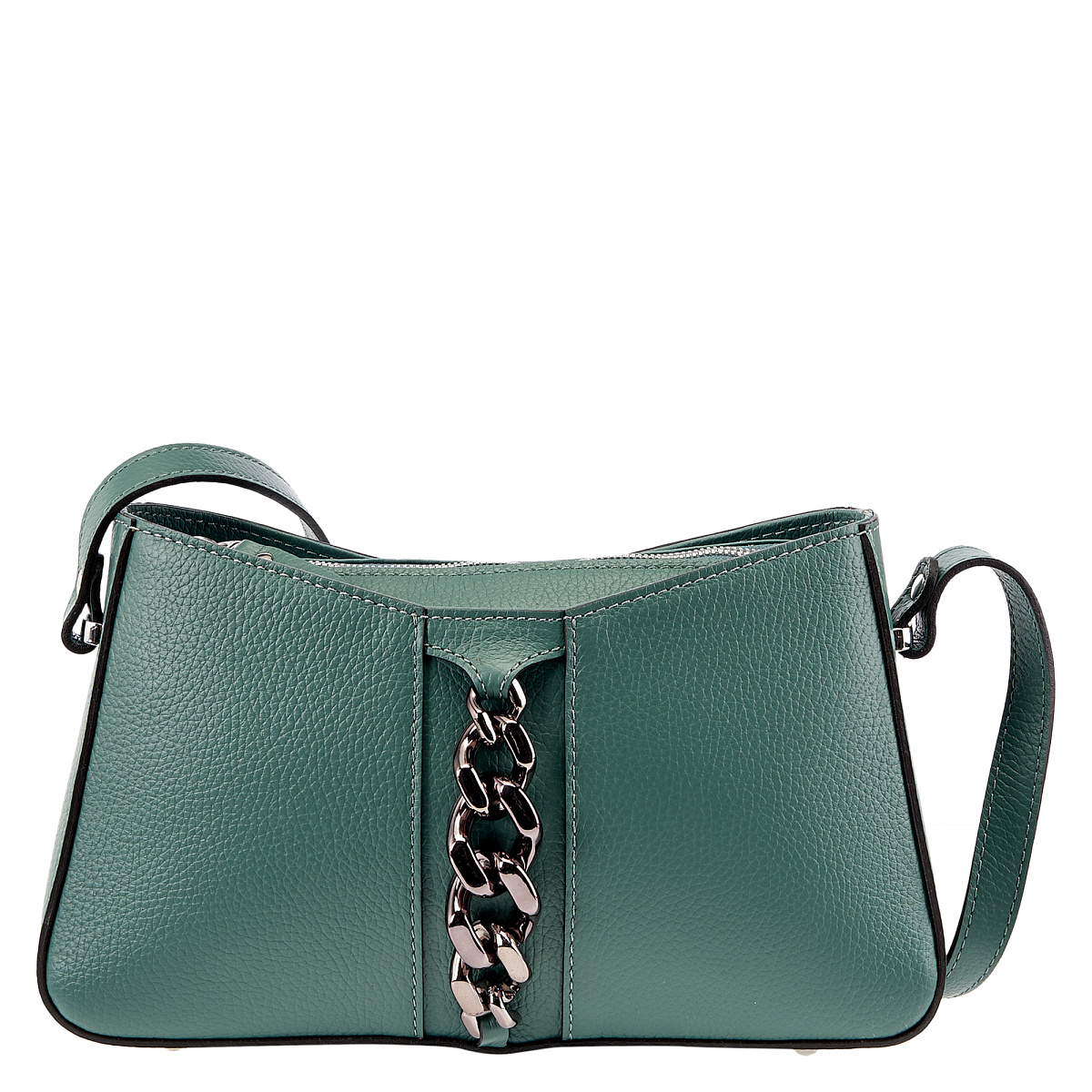 Женская сумка Dr. Koffer из натуральной кожи зеленая