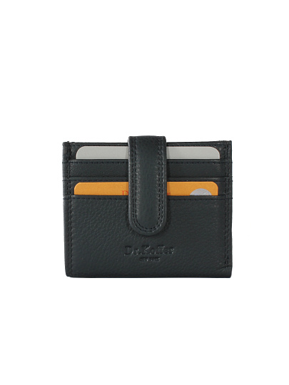 Кредитница Dr.Koffer из натуральной кожи синяя