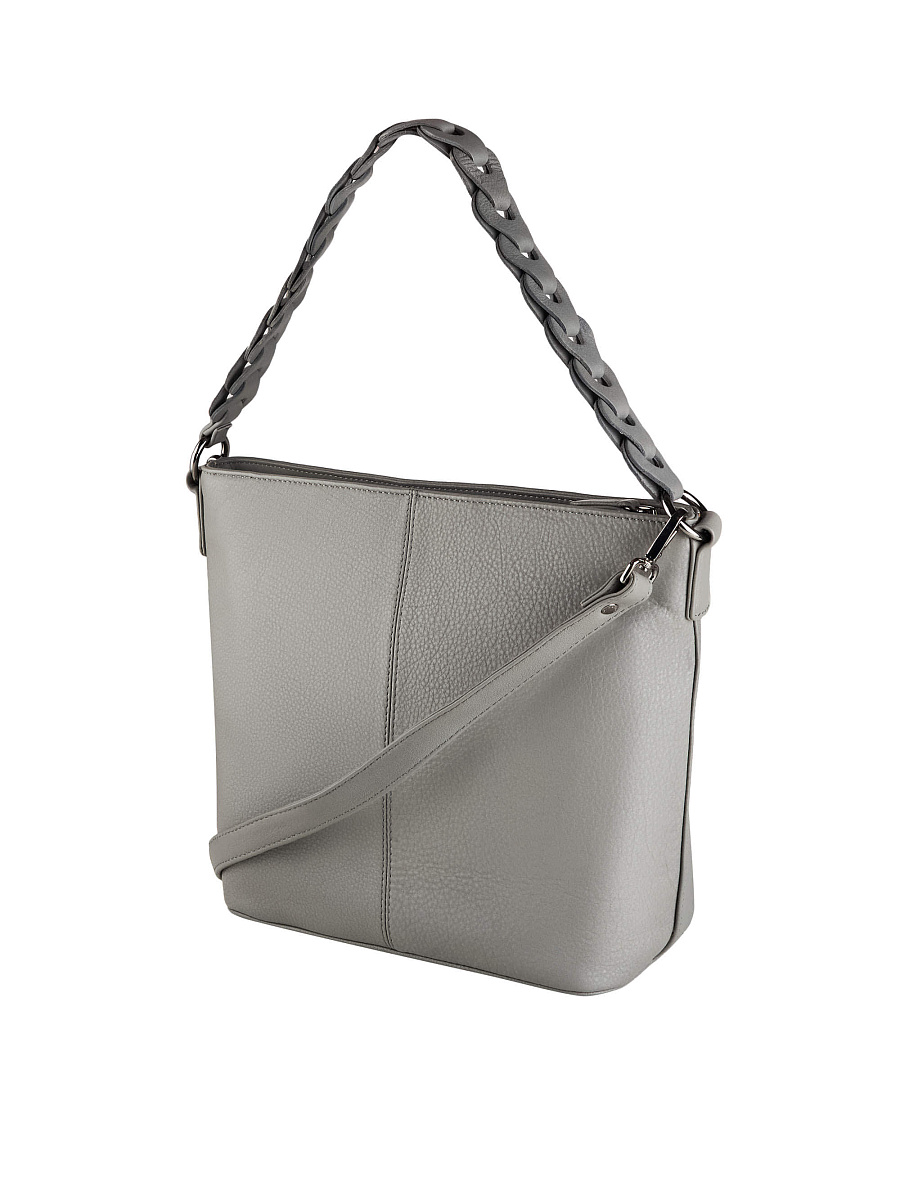 Сумка Dr.Koffer из натуральной кожи серая