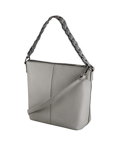 Сумка Dr.Koffer из натуральной кожи серая