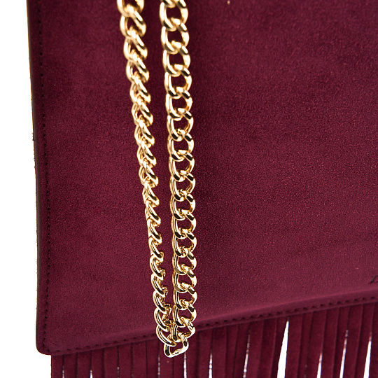 Женская сумка  Dr. Koffer из натуральной кожи бордовая