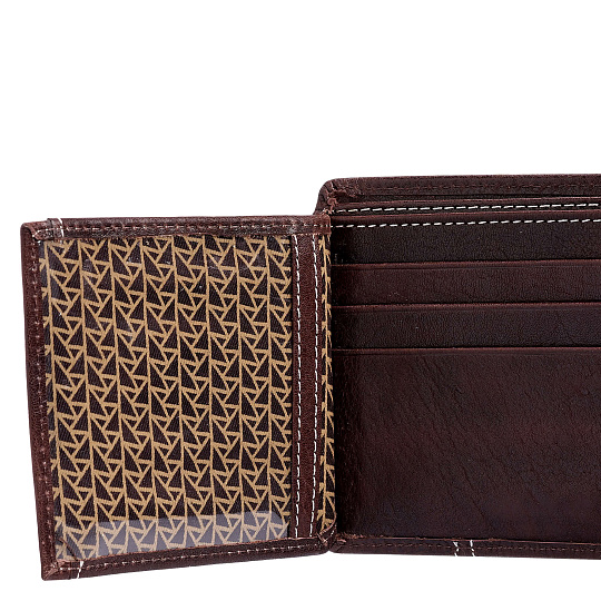 Портмоне Dr.Koffer из натуральной кожи коричневое