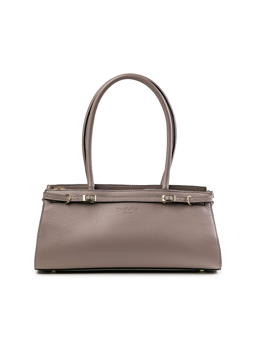 Женская сумка Dr.Koffer из натуральной кожи пыльная роза