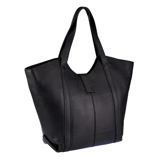 Женская сумка Dr. Koffer из натуральной кожи черная