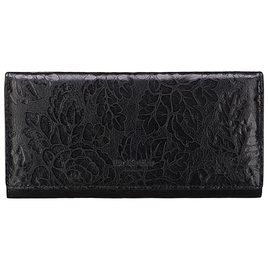 Портмоне Dr.Koffer из натуральной кожи черное