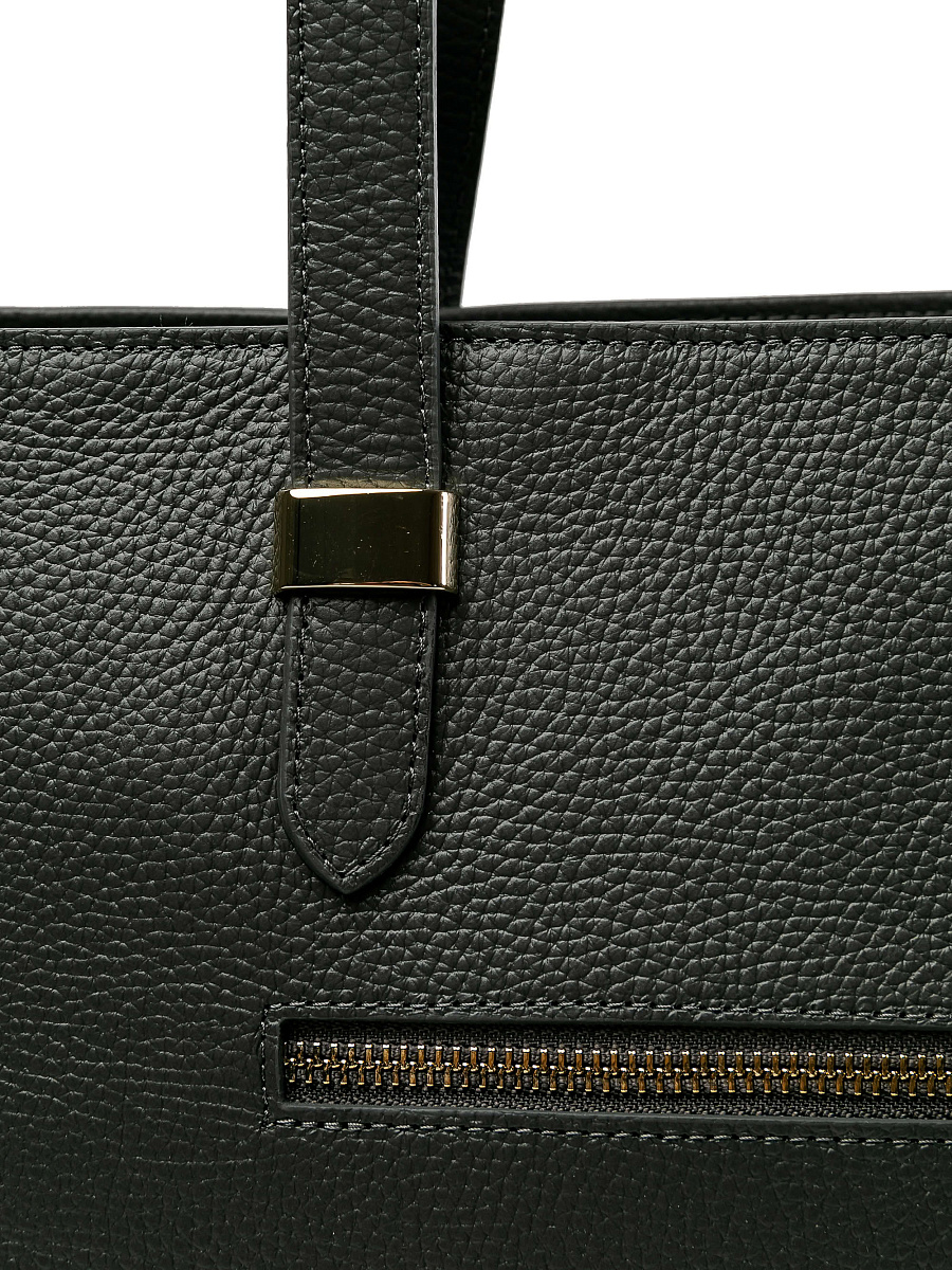 Женская сумка Dr.Koffer из натуральной кожи темно-серая