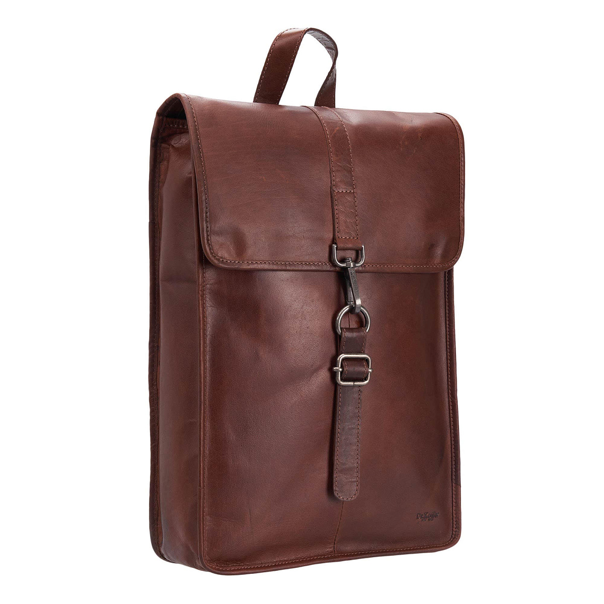 Рюкзак Dr.Koffer из натуральной кожи светло-коричневый