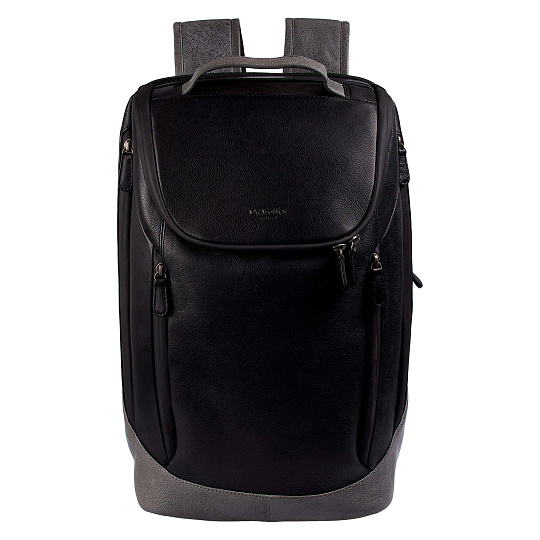 Рюкзак Dr.Koffer из натуральной кожи черный