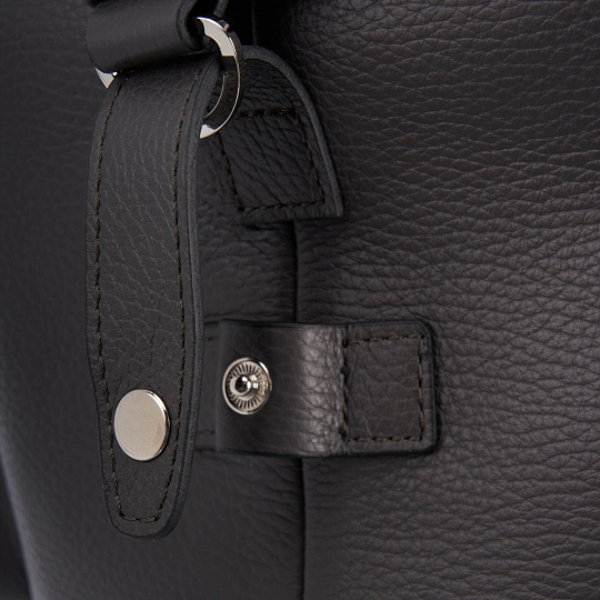 Сумка дорожная Dr.Koffer из натуральной кожи серая