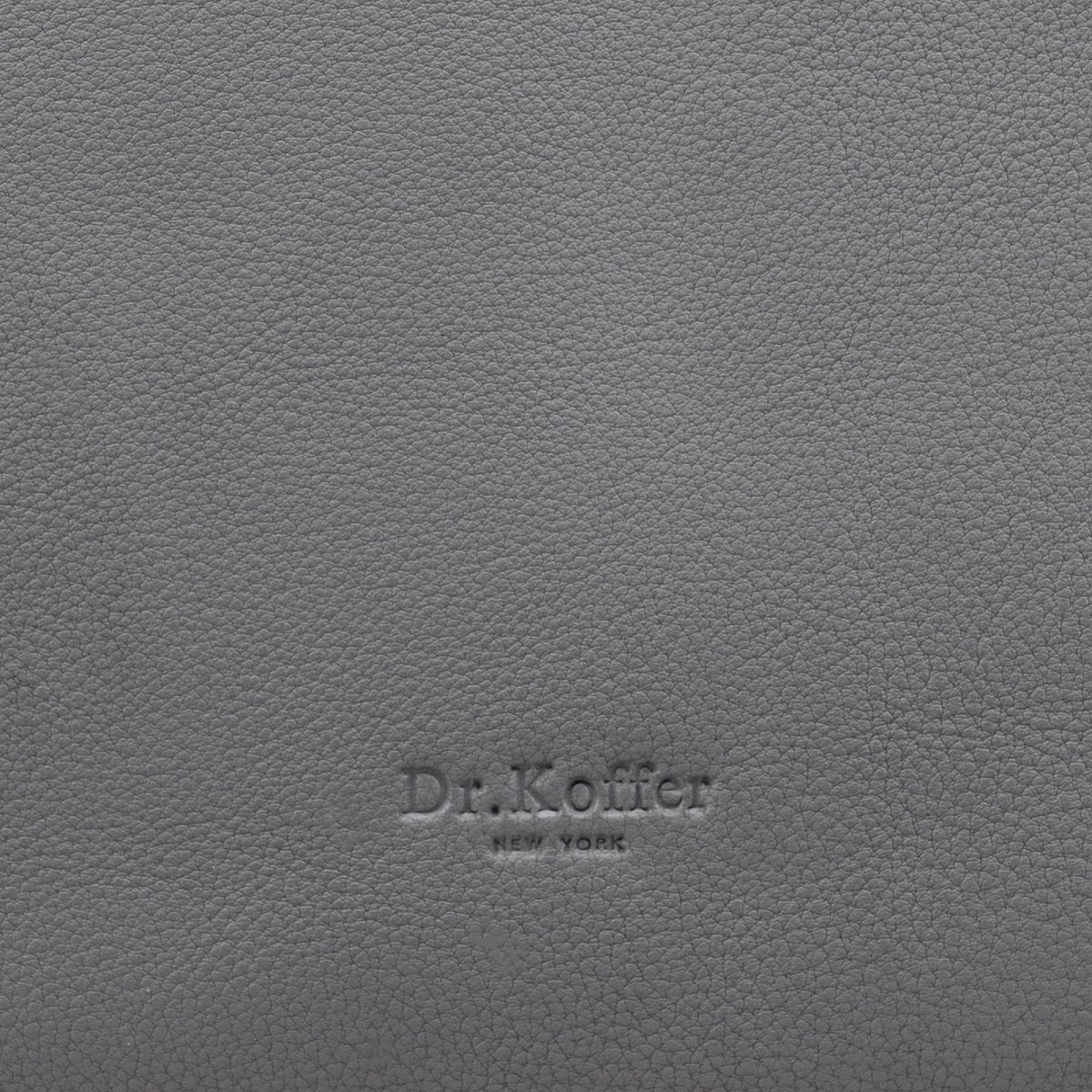 Женская сумка Dr.Koffer из натуральной кожи серая
