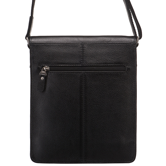 Черная мужская кожаная сумка Dr.Koffer M402287-220-04