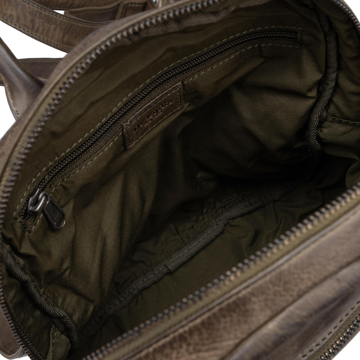 Рюкзак Dr.Koffer из натуральной кожи коричневый