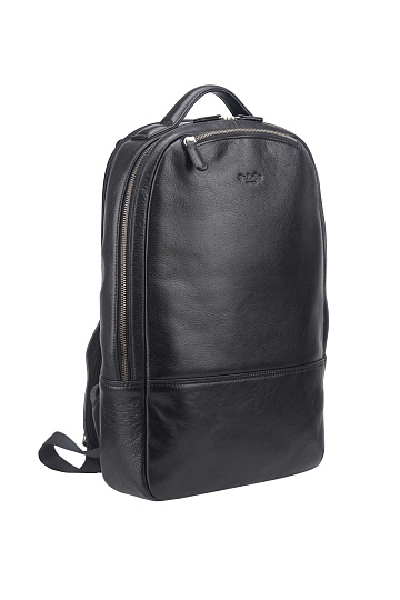 Рюкзак Dr. Koffer из натуральной кожи черный